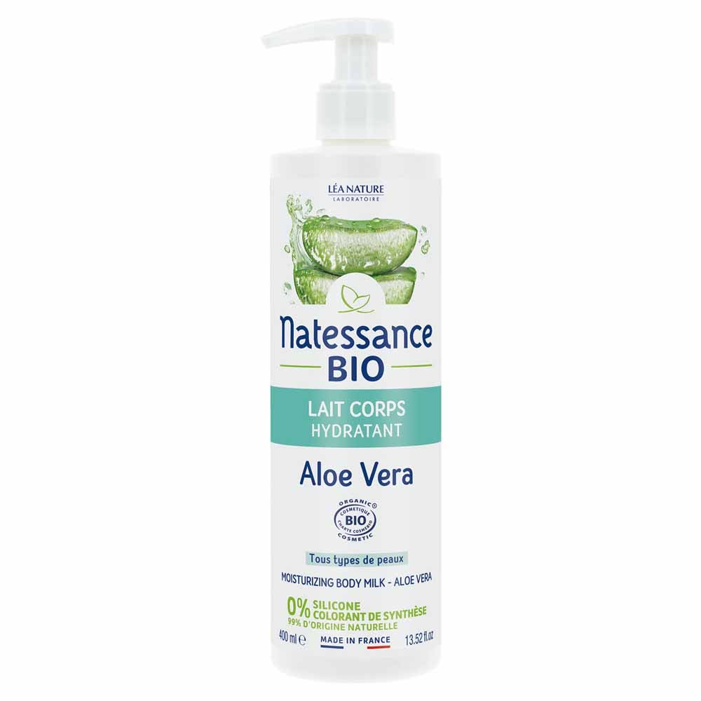 Natessance Aloe vera organic hydrating body milk 400 ml