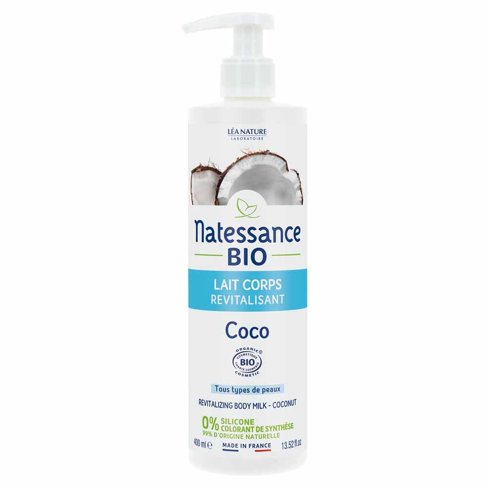 Natessance Coco Revitalising organic coconut body milk 400 ml