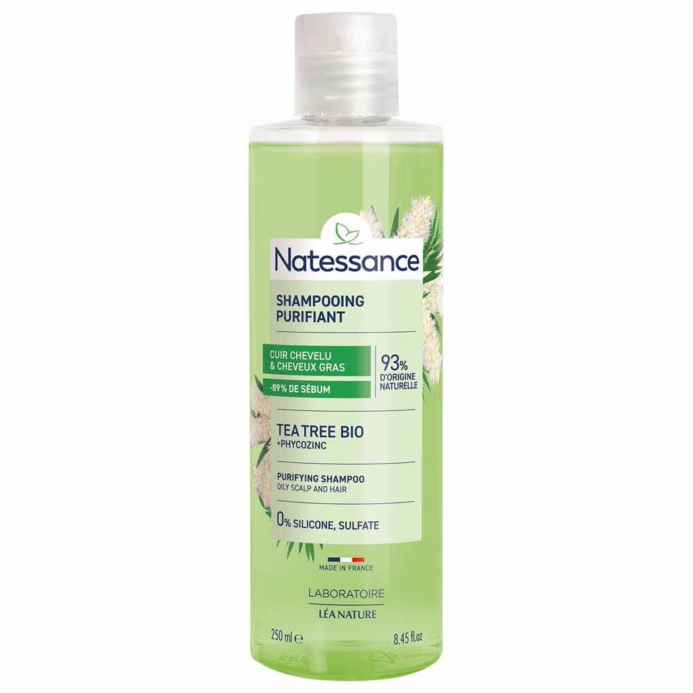 Natessance Capillary Purifying tea tree shampoo 250 ml