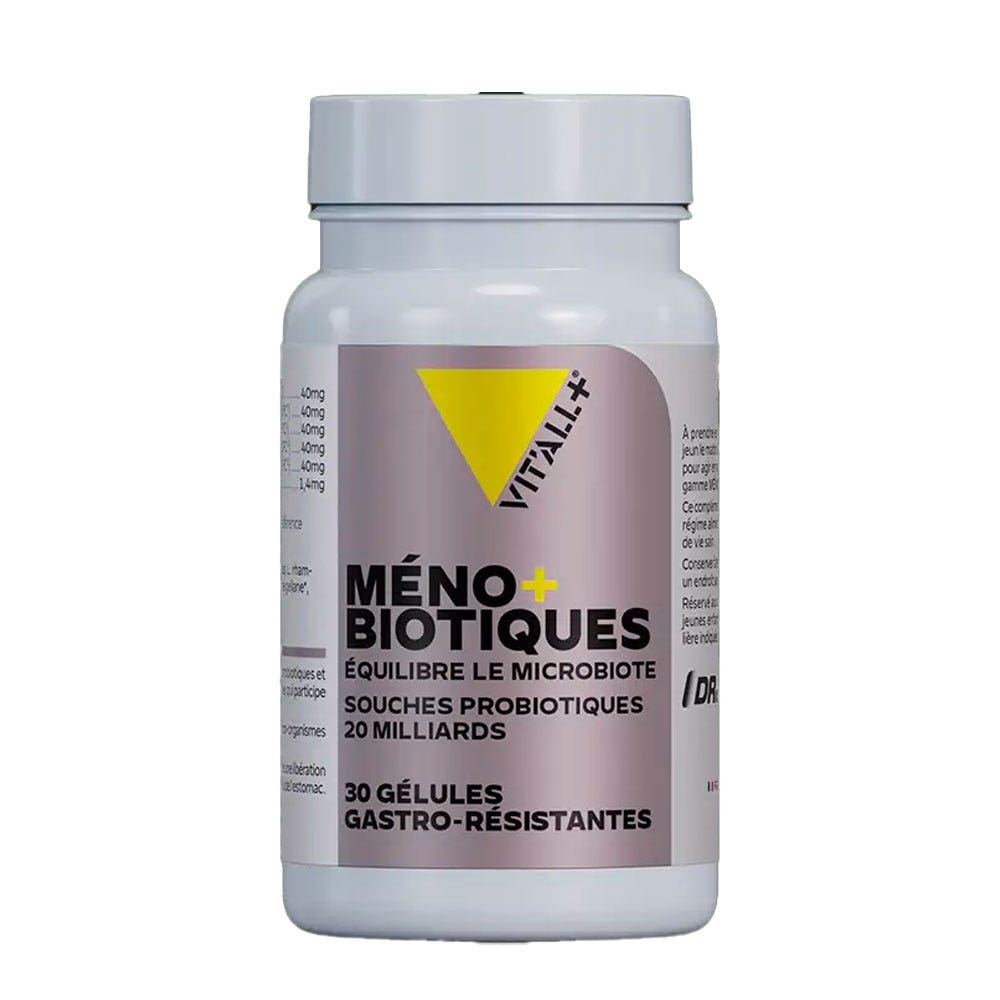 Vit'All+ Méno+ biotics 30 gastro-resistant capsules