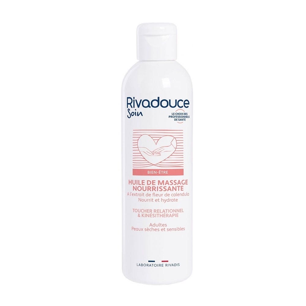 Rivadouce Soin Nourishing massage oil therapeutic and kinésiology massage 250 ml