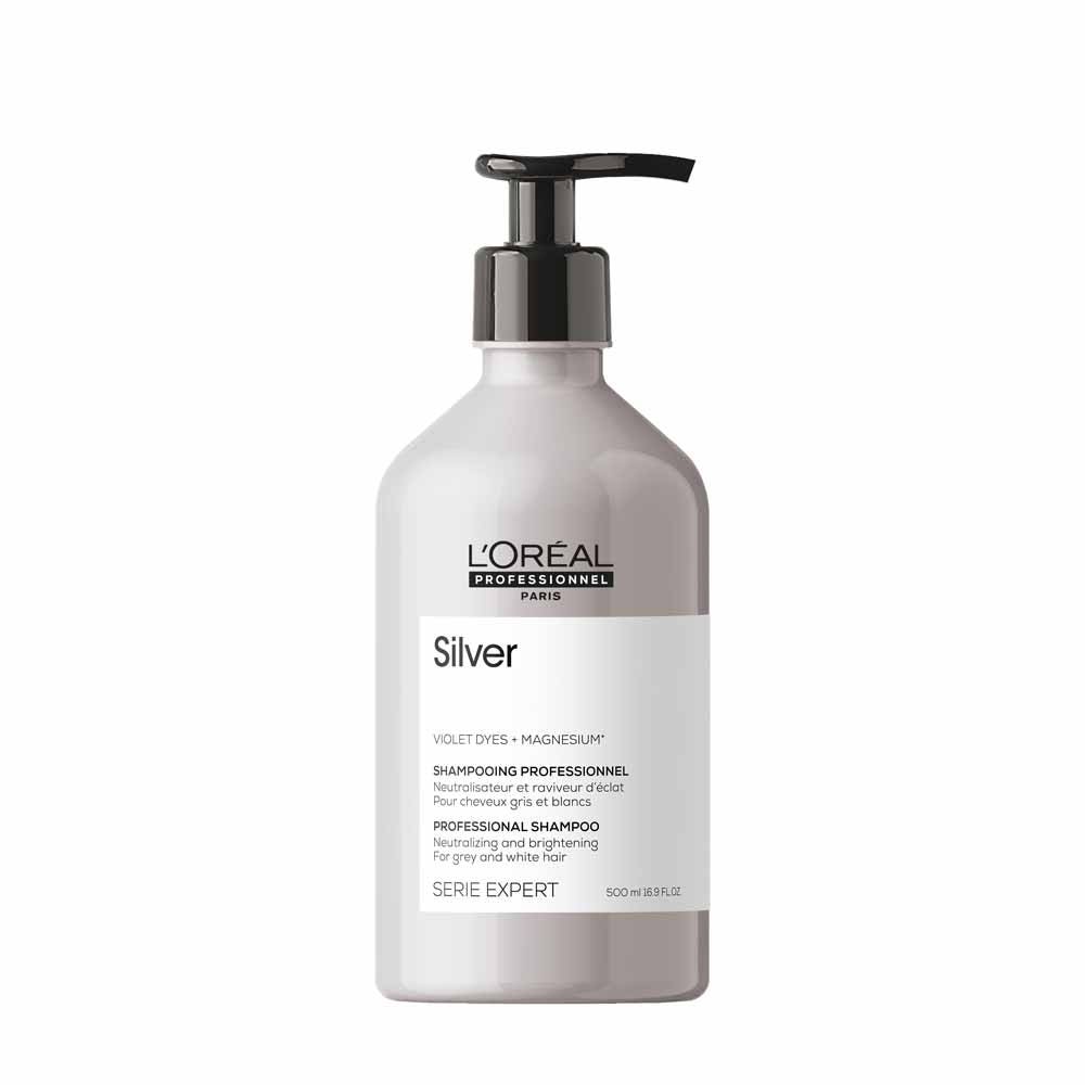 L'Oréal Professionnel Silver Whitening shampoo for grey and white hair 500ml