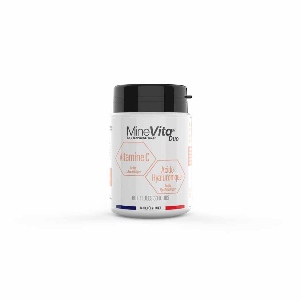 Flora Natura Minevita® Vitamin C and hyaluronic acid duo 60 capsules
