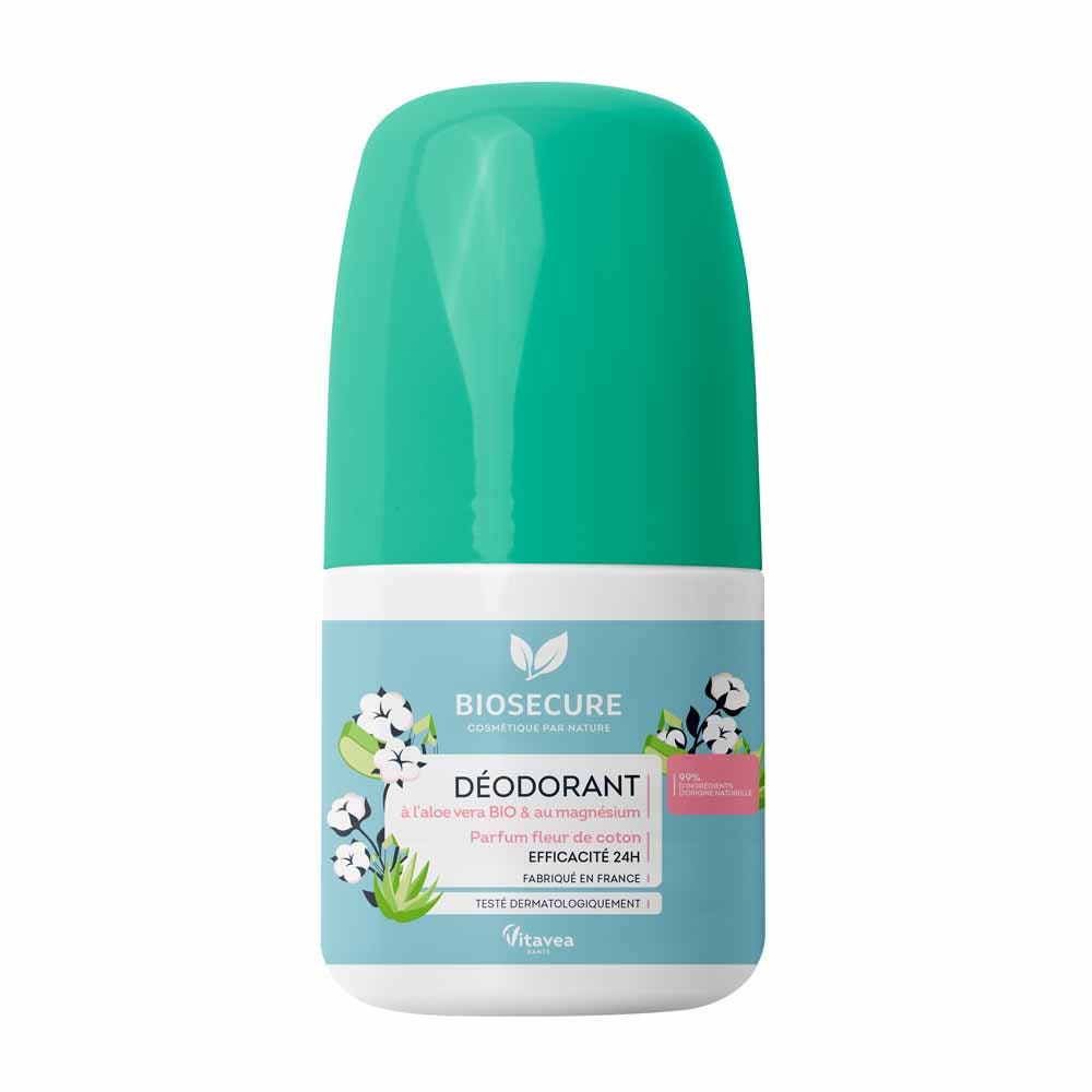 Bio Secure Cotton flower deodorant tous types de peau 50 ml
