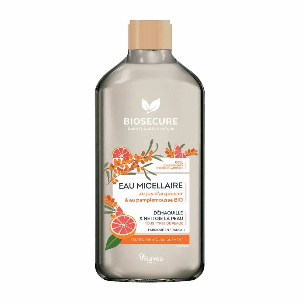 Bio Secure Sea buckthorn micellar water tous types de peau 500 ml