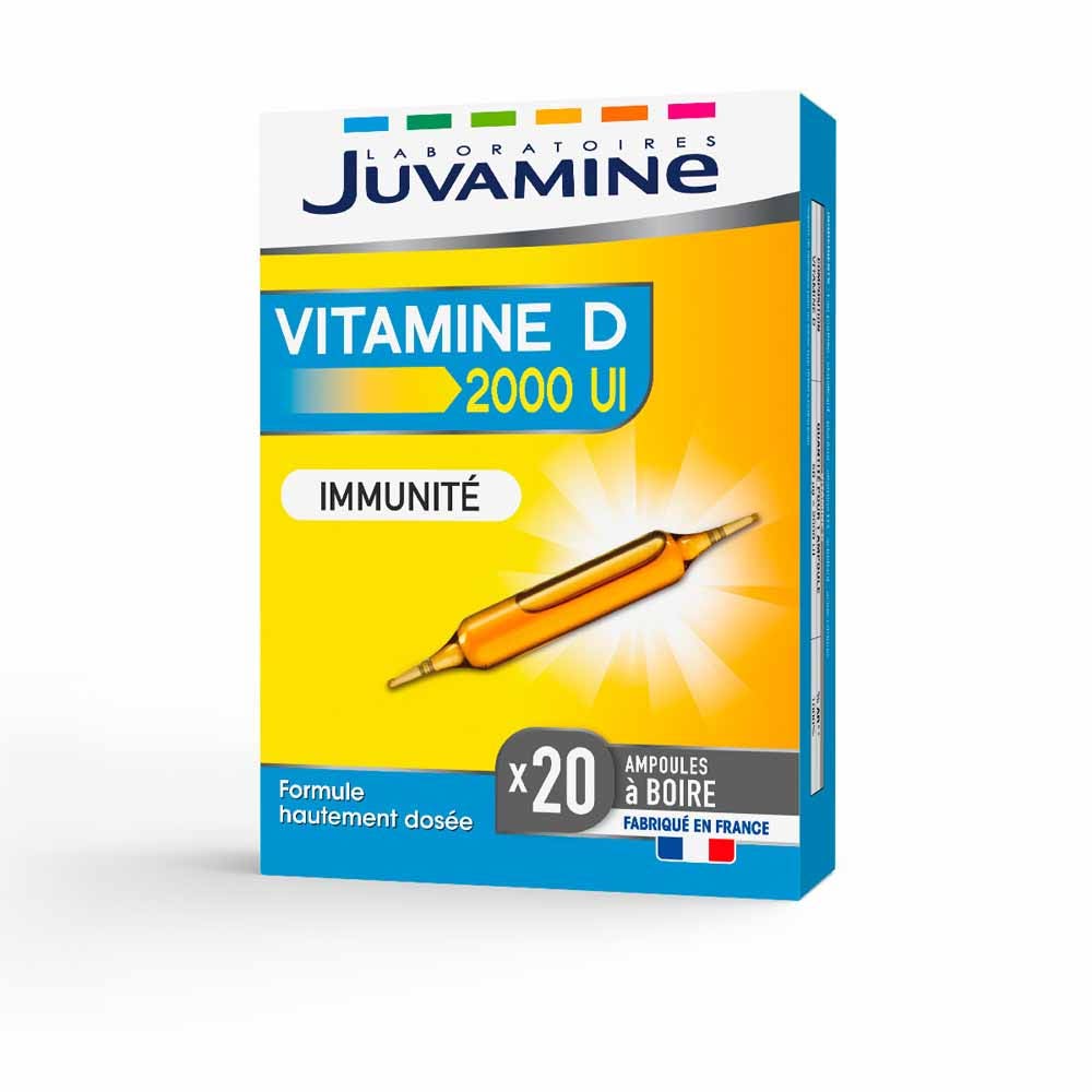Juvamine Vitamin D 2000 IU Immunity 20 x 10ml Ampoules