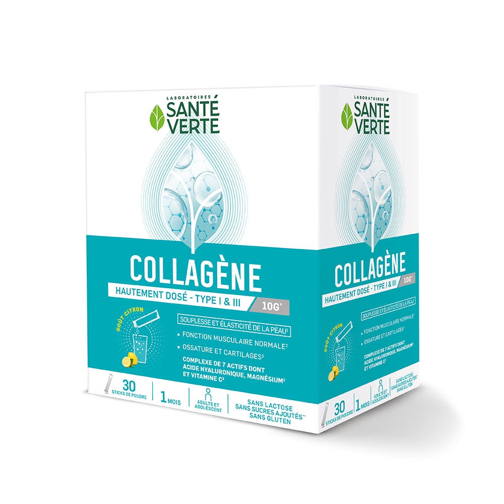 Sante Verte Collagen Lemon flavour 30 sticks