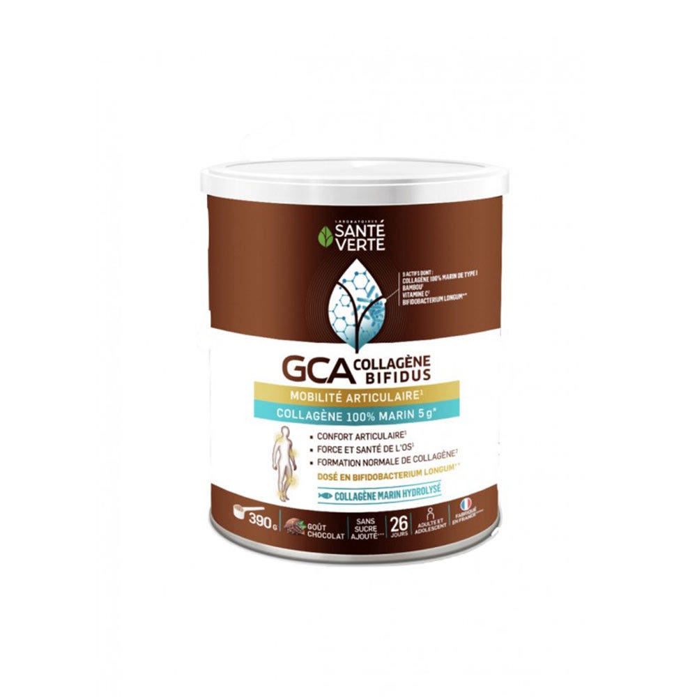 Sante Verte GCA Collagène Bifidus → **Bifidus collagen** joint mobility 390 g