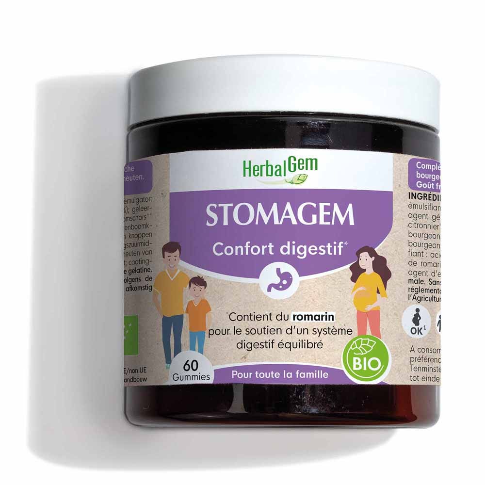 Herbalgem Stomagem Digestive Comfort Organic 60 gummies