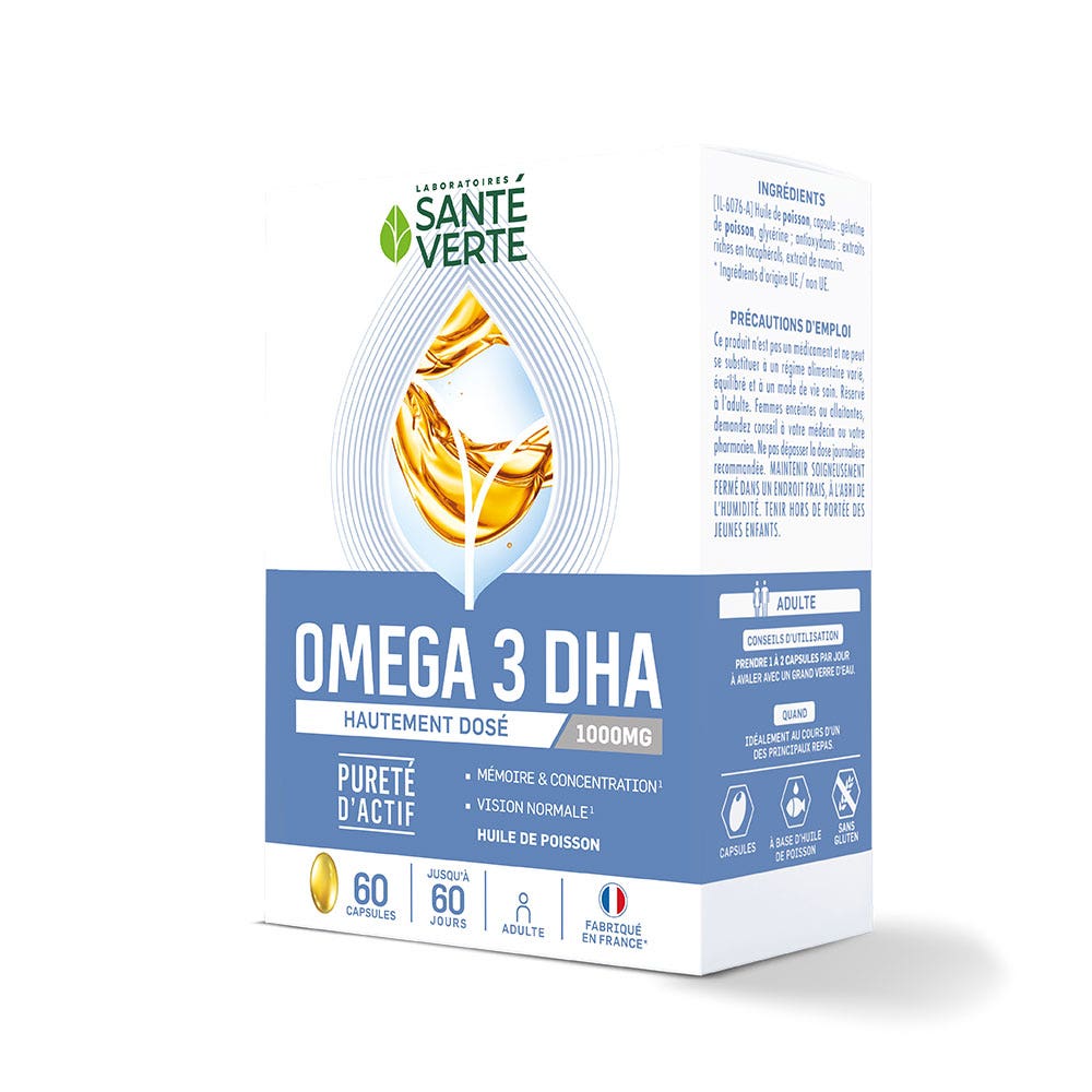 Sante Verte Omega 3 DHA 60 capsules
