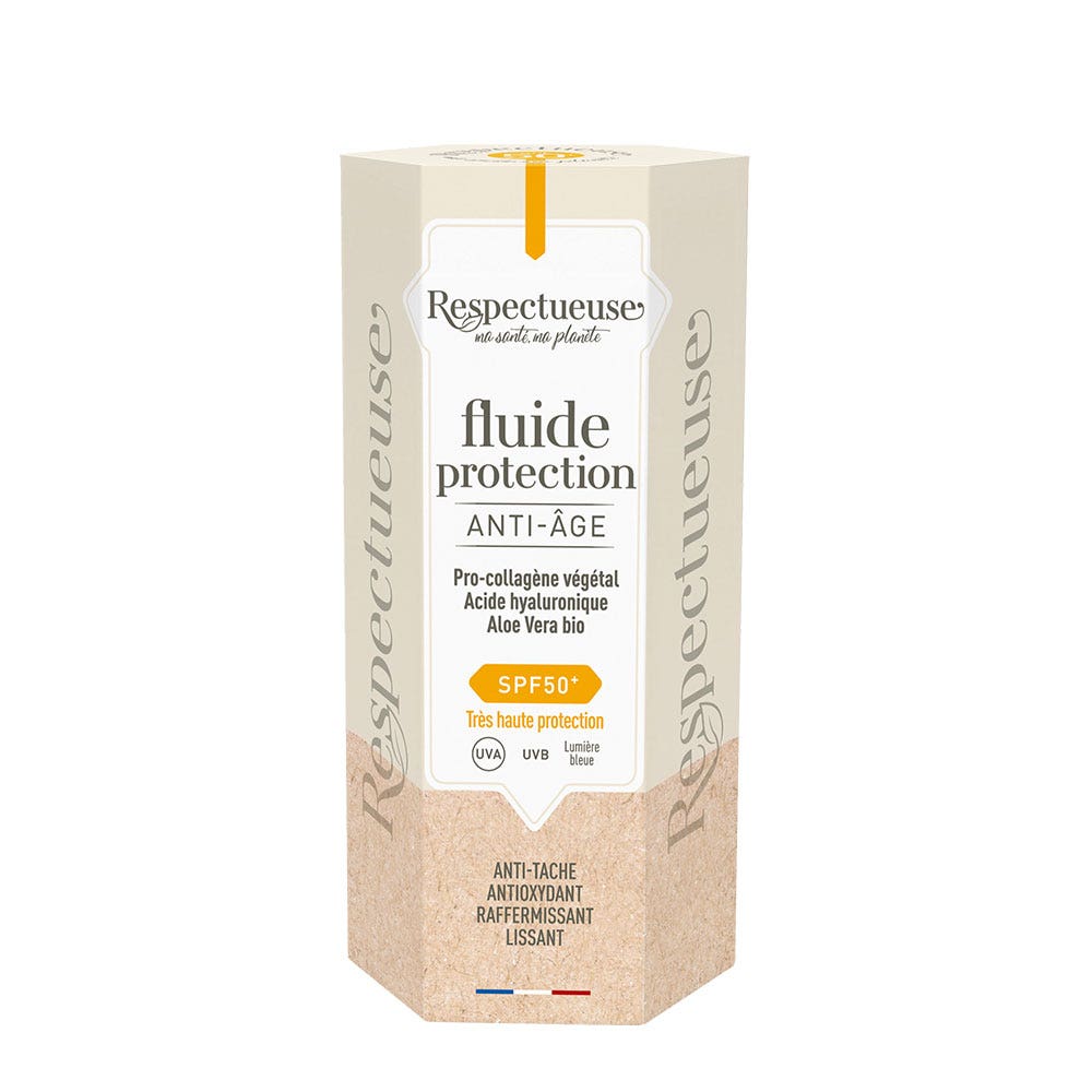 Respectueuse SPF50 protection fluid anti-ageing 110 ml