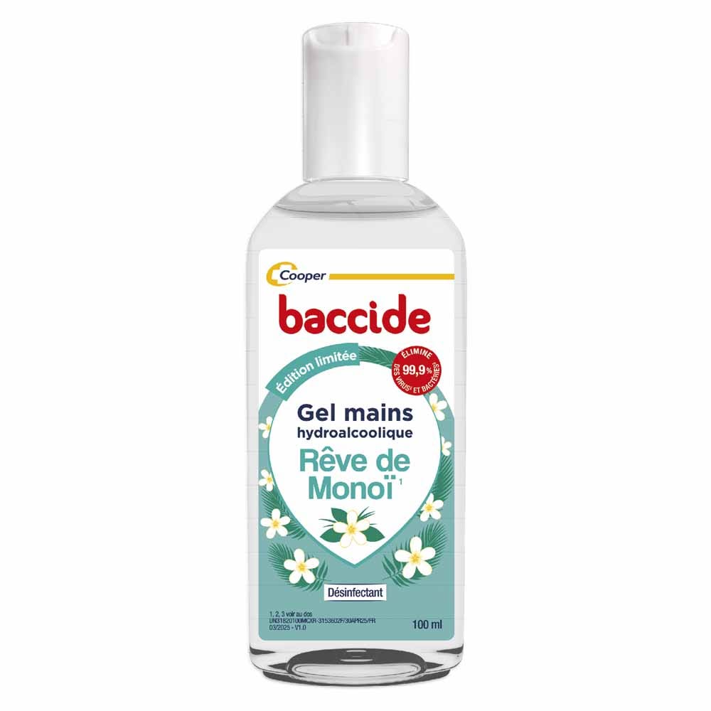 Baccide Hand Sanitising Gel Monoi sensitive skin 100 ml