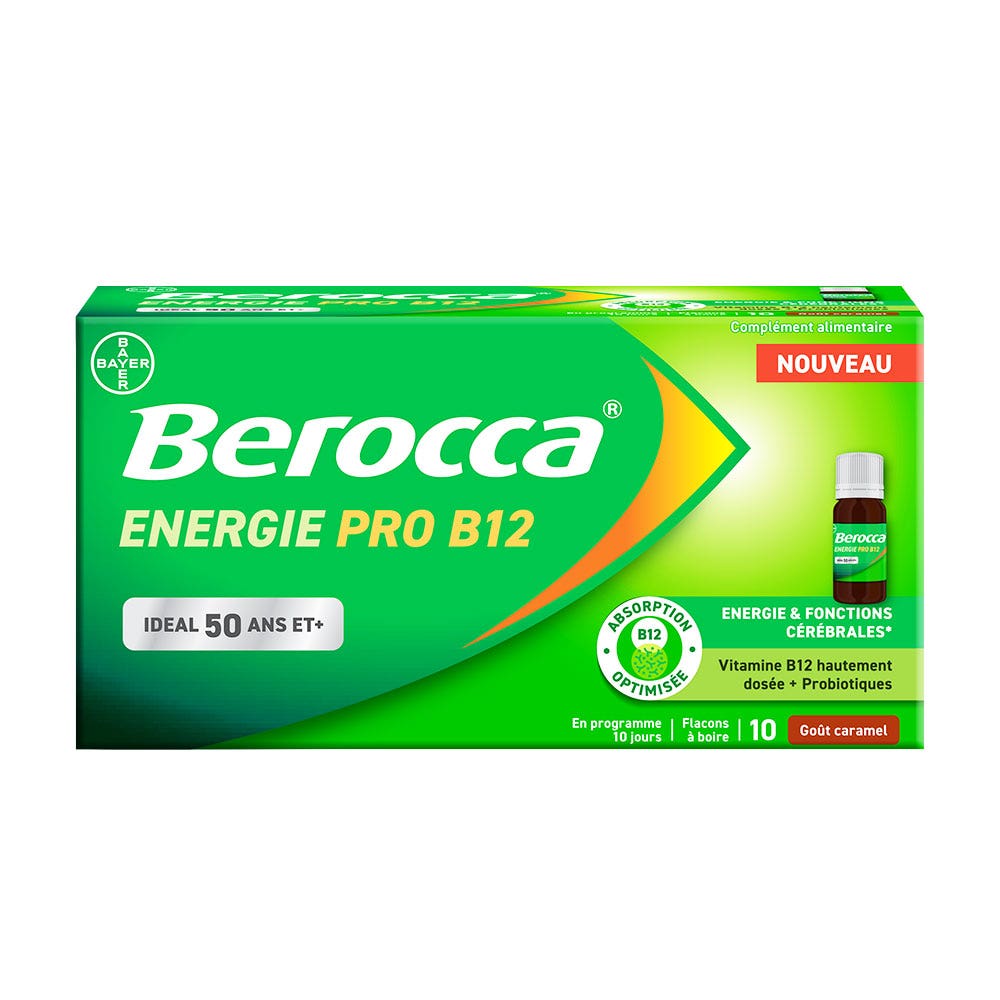 Bayer Berocca Energy Pro B12 50 and over 10 ampoules