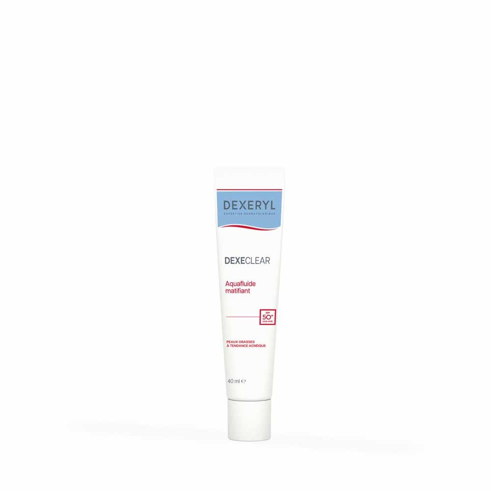 Dexeryl Dexeclear Aquafluide Matifying SPF50+ sun cream 40 ml