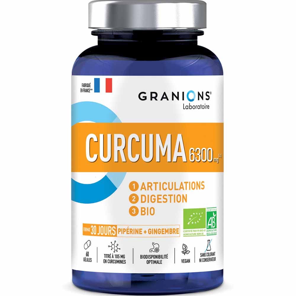 Granions Organic Turmeric 60 capsules