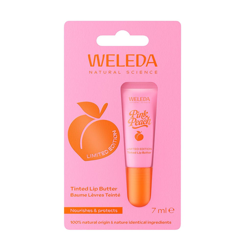 Weleda Pink Peach Tinted lip balm 7 ml