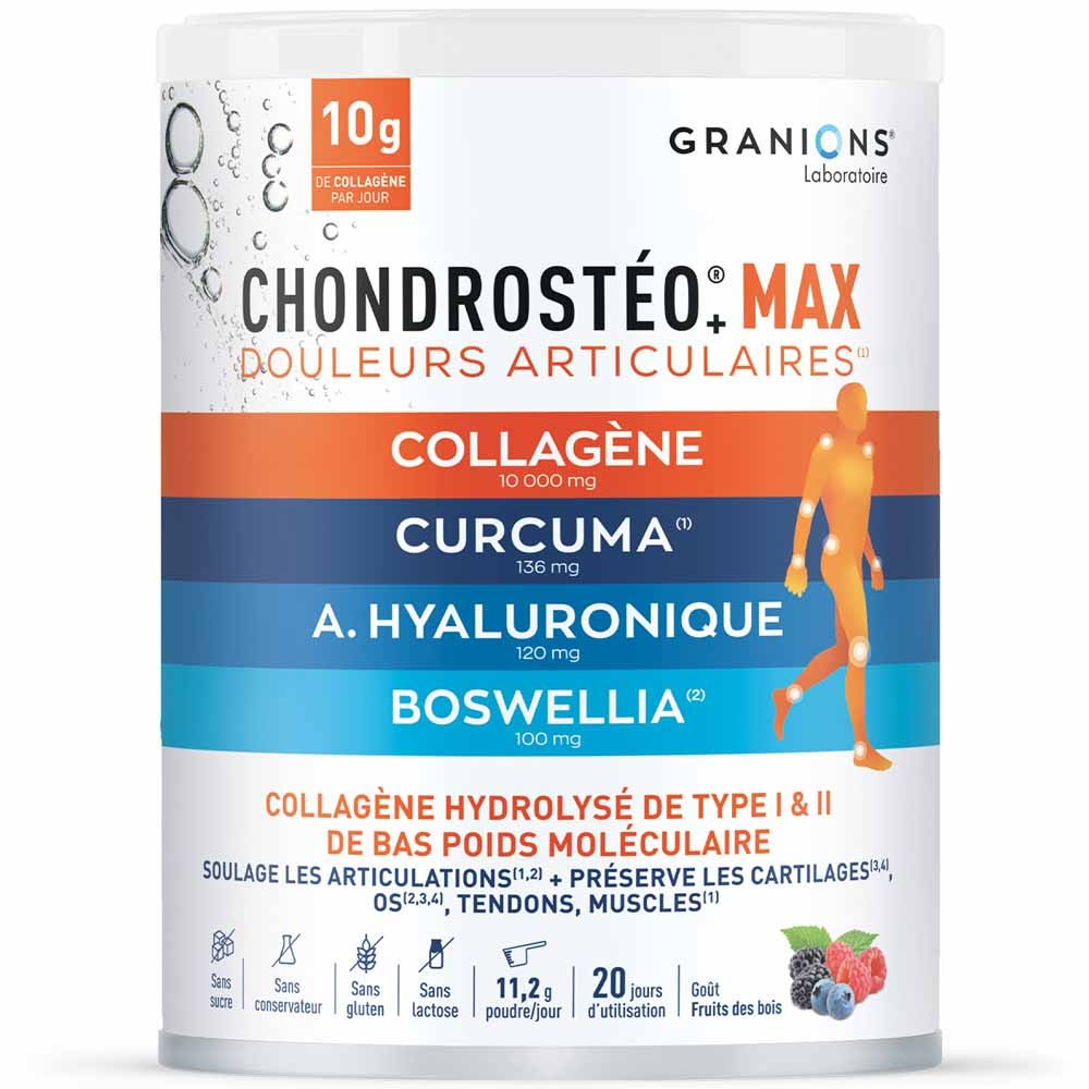 Granions Chondrostéo Max berry flavour 226 g