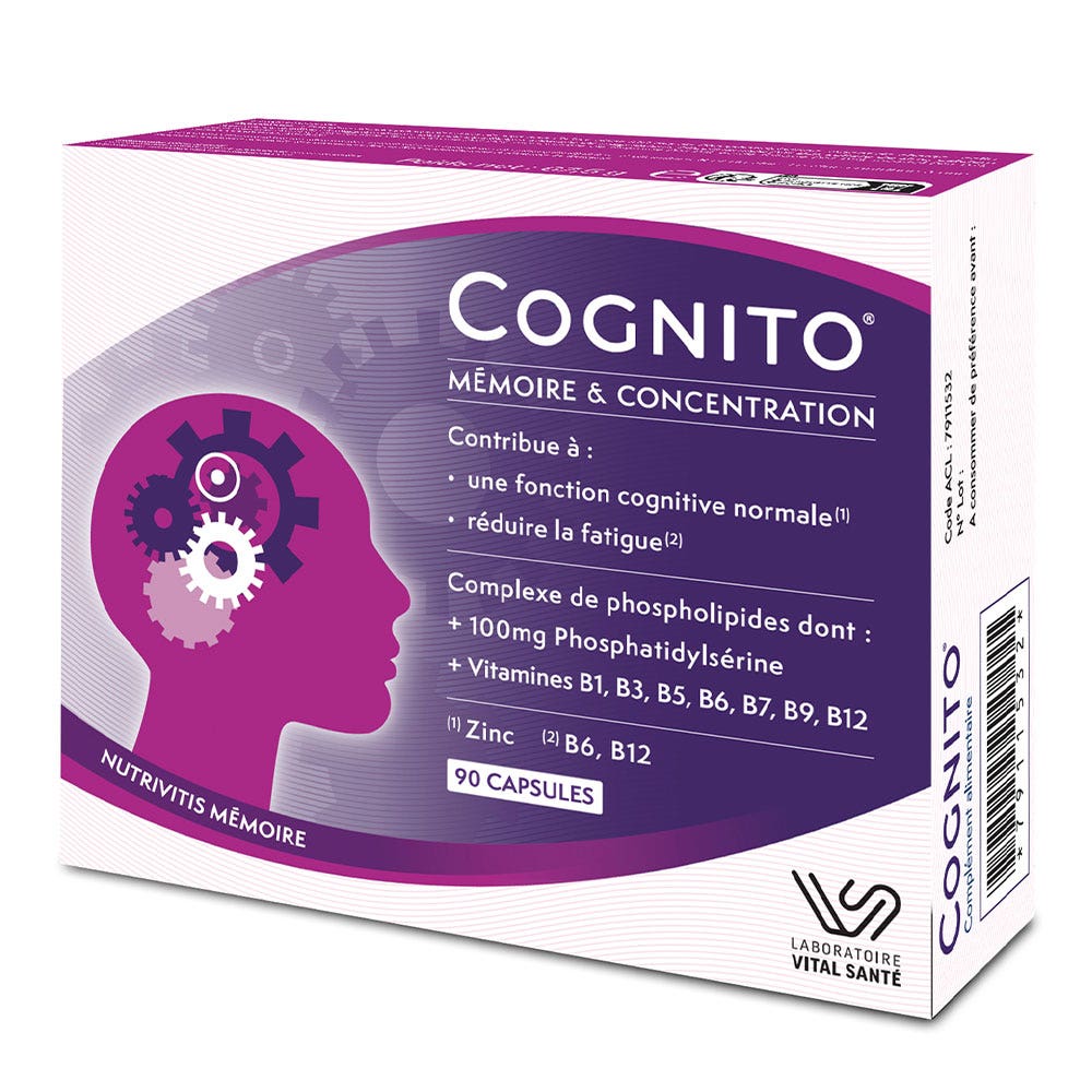 Vital Santé Cognito memory 90 capsules