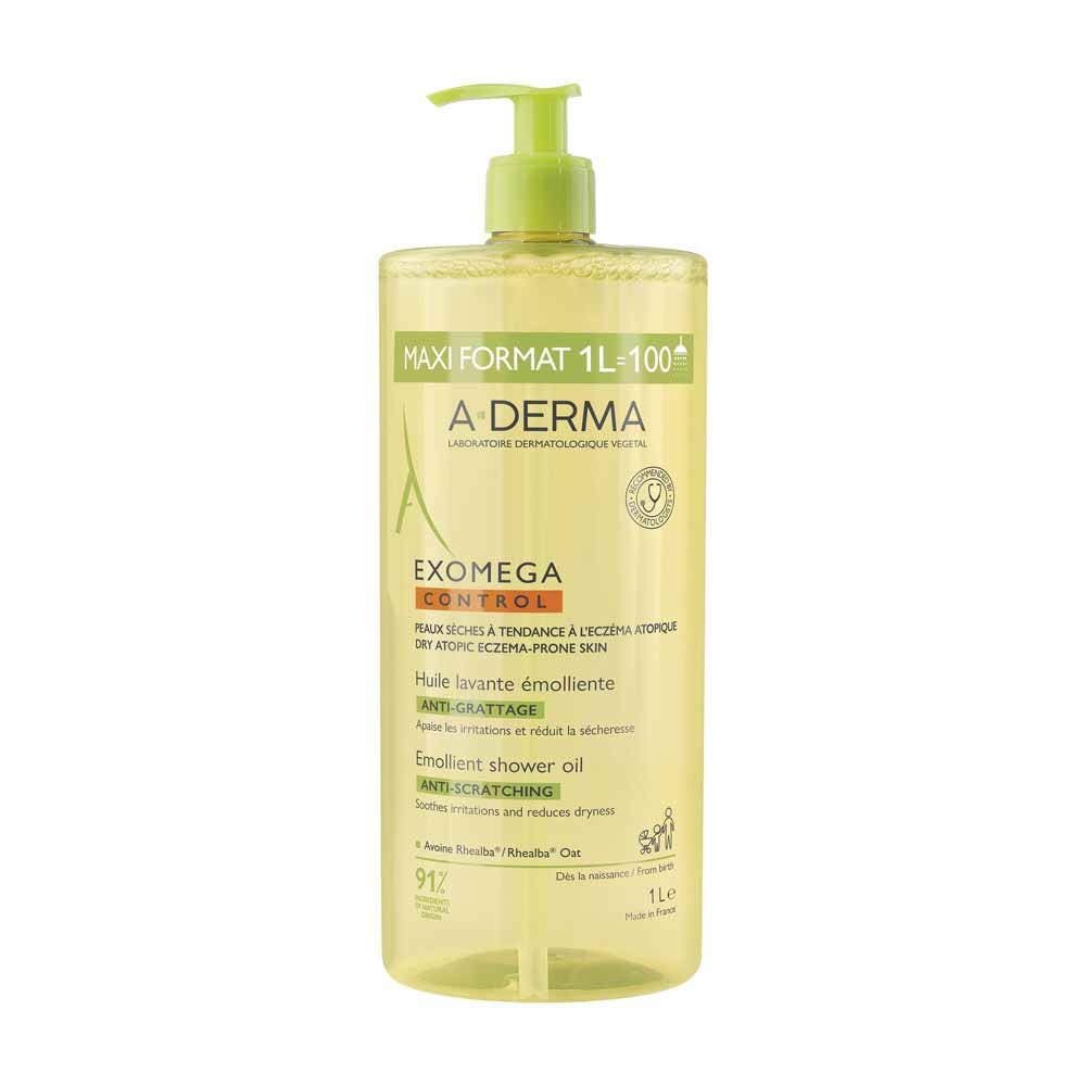 A-Derma Exomega Control Soothing cleansing oil for itchy skin 1 l