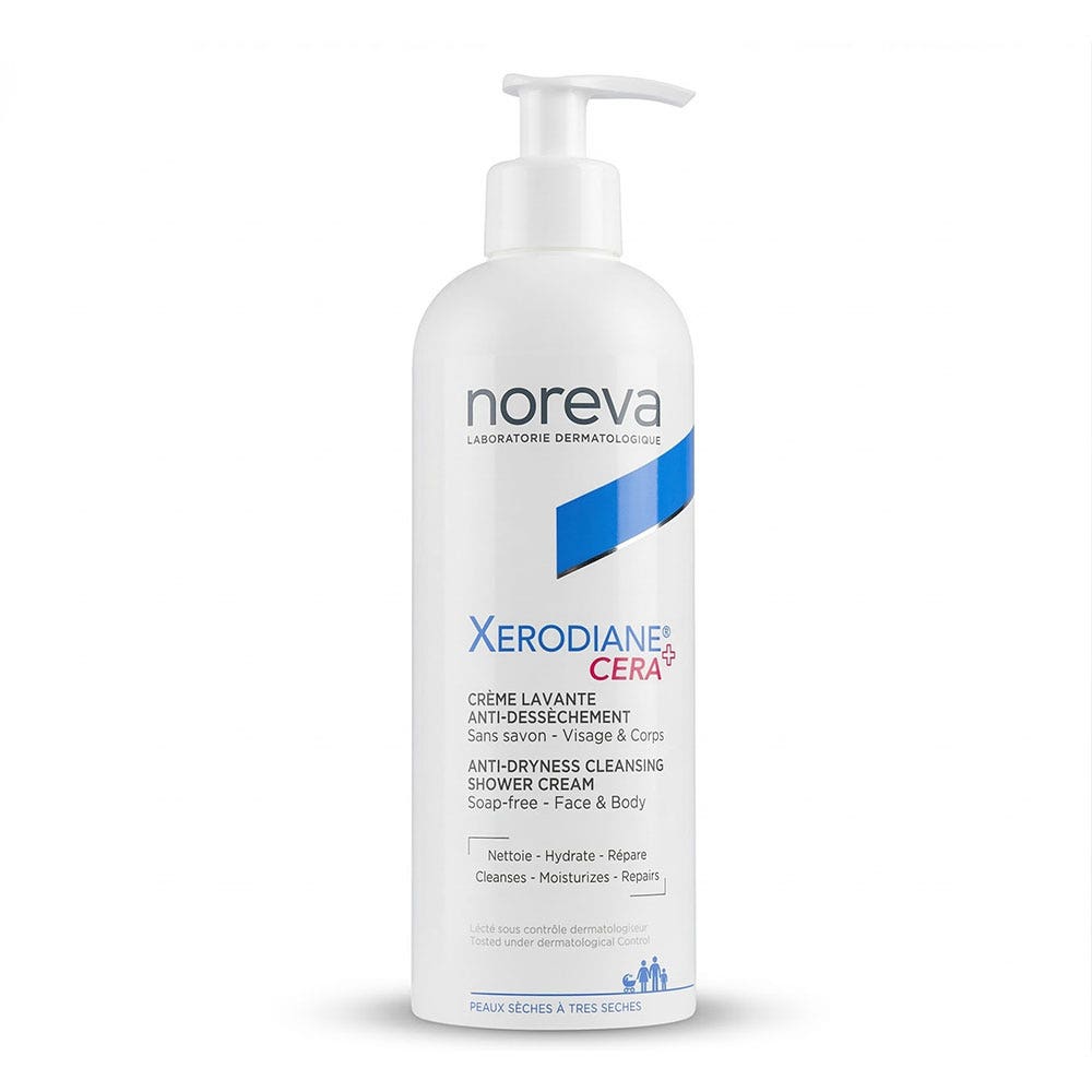 Noreva Xerodiane Cera+ Cleansing cream for dry skin very dry to extremely dry skin 500 ml