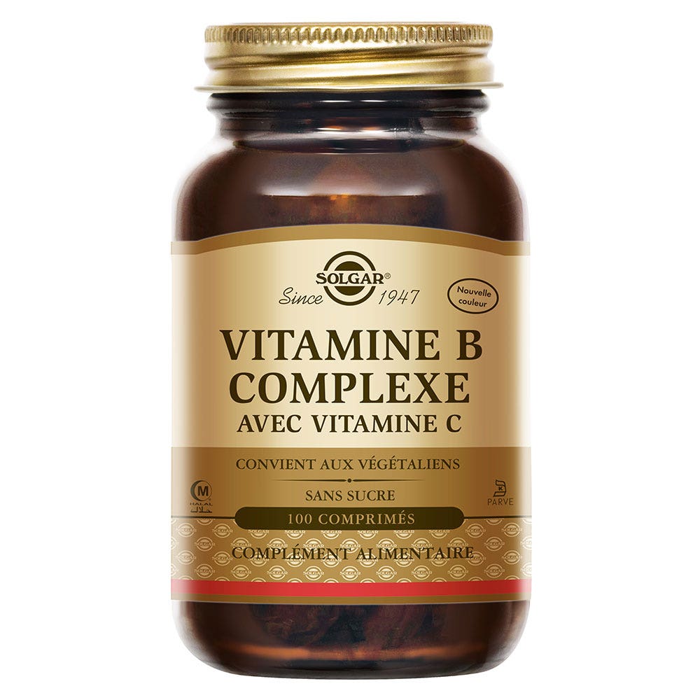 Solgar Vitamine B Complexe Vitamine C 100 tablets
