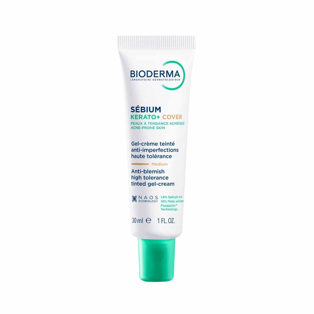 Bioderma Sébium Kerato + Tinted Cover Gel Cream Medium anti-imperfection tinted gel 30 ml