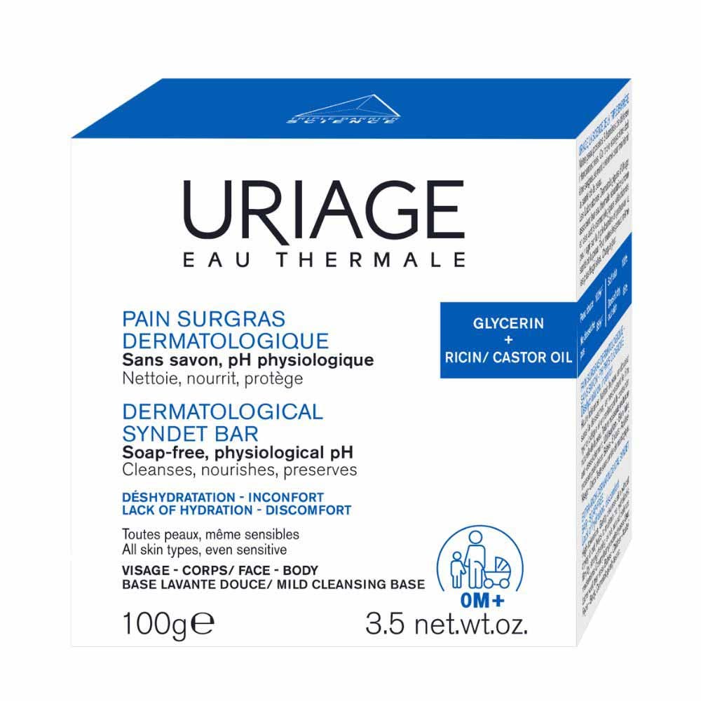 Uriage Hygiene Dermatological Superfatted Soap pH neutral 100 g
