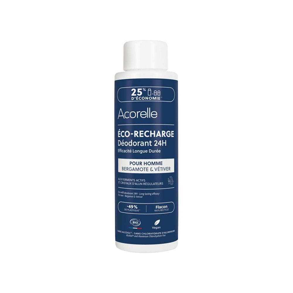 Acorelle 24h Men's Roll-On Deodorant Refill 100 ml
