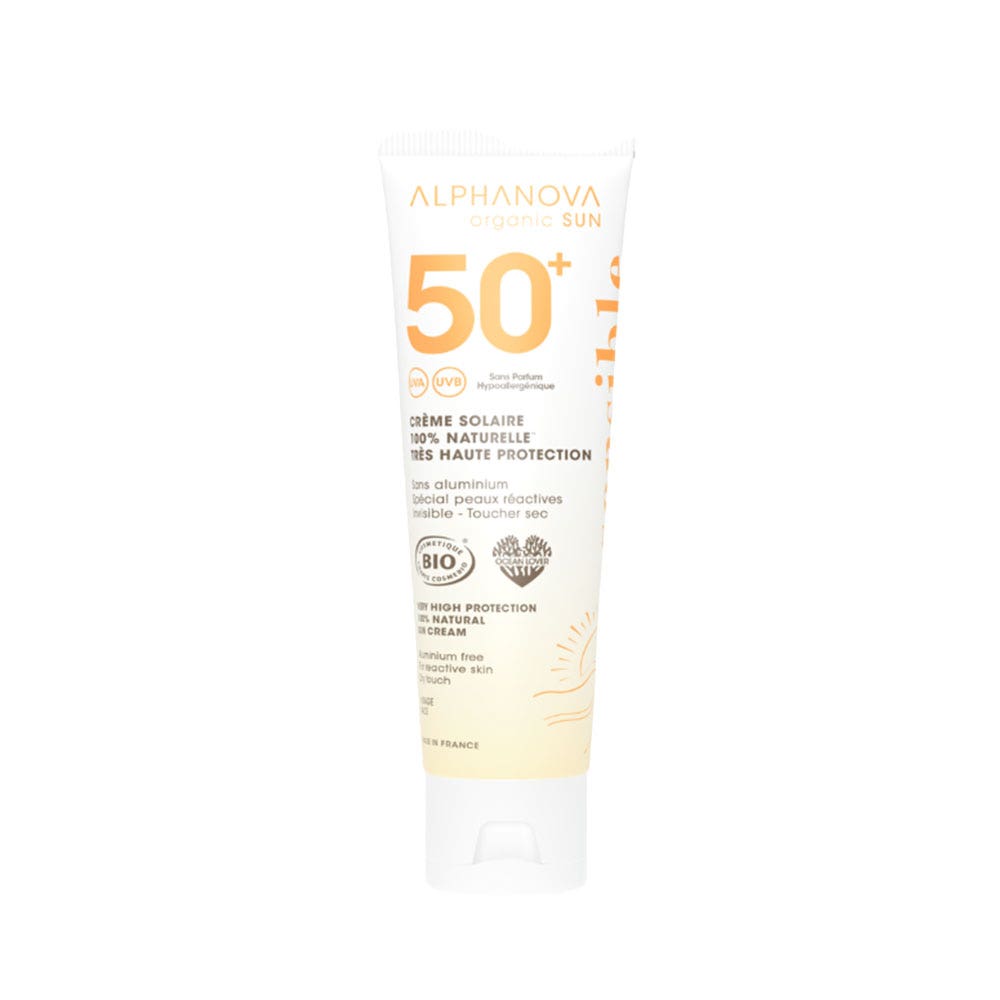 Alphanova Organic Sun SPF50+ sensitive sun cream 50 g