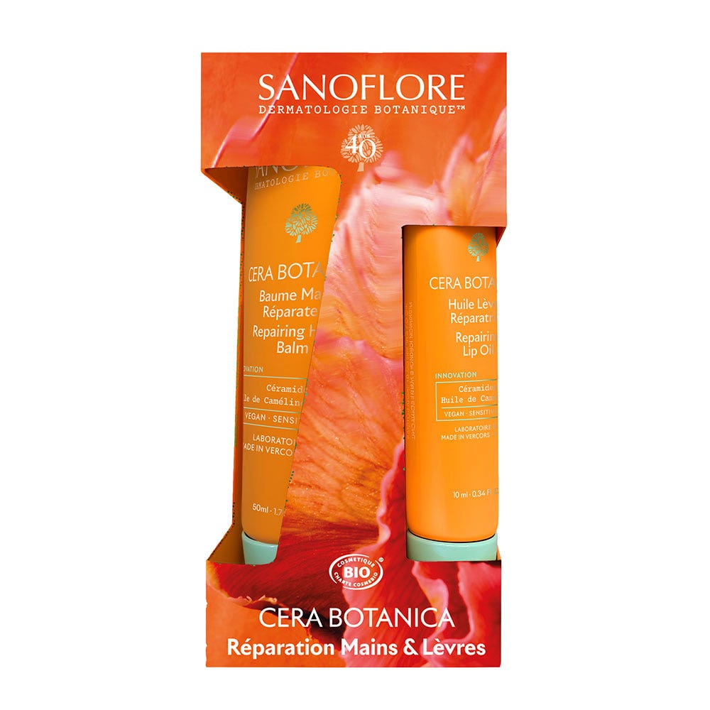 Sanoflore Cera Botanica Hand and lip gift set