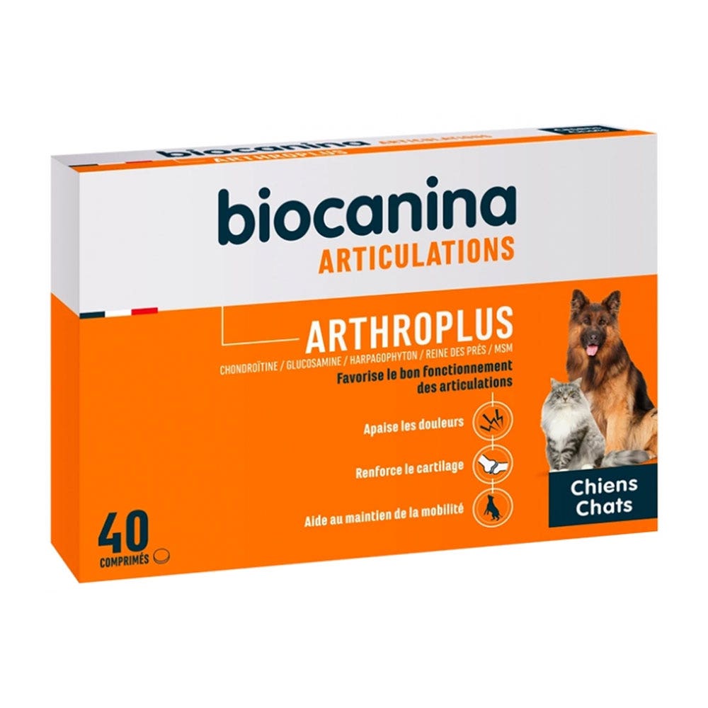 Biocanina Arthroplus for dogs and cats 40 Comprimes Appêtents