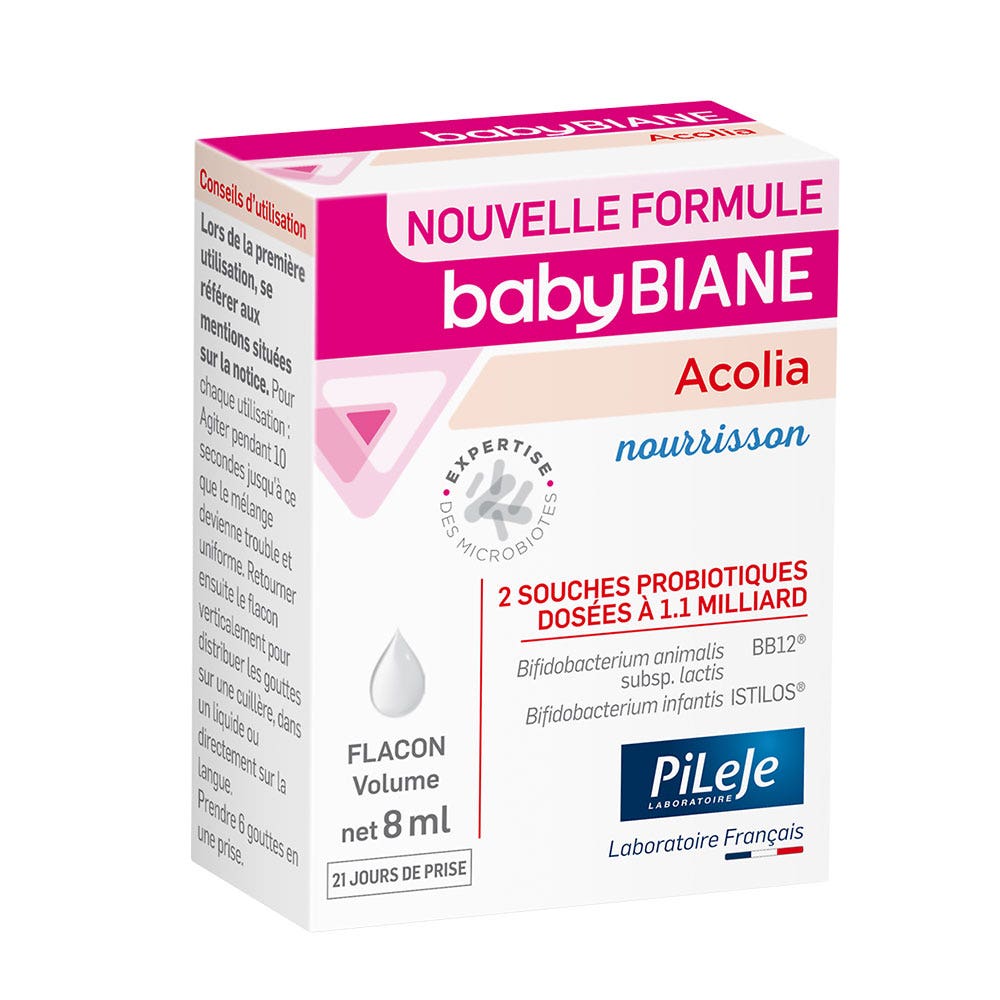 Pileje Babybiane Acolia infant formula 8 ml
