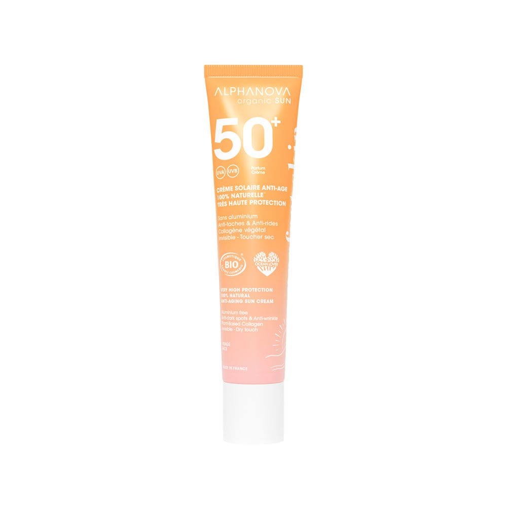 Alphanova Organic Sun Anti-Ageing Sun Cream SPF50+ 40 g
