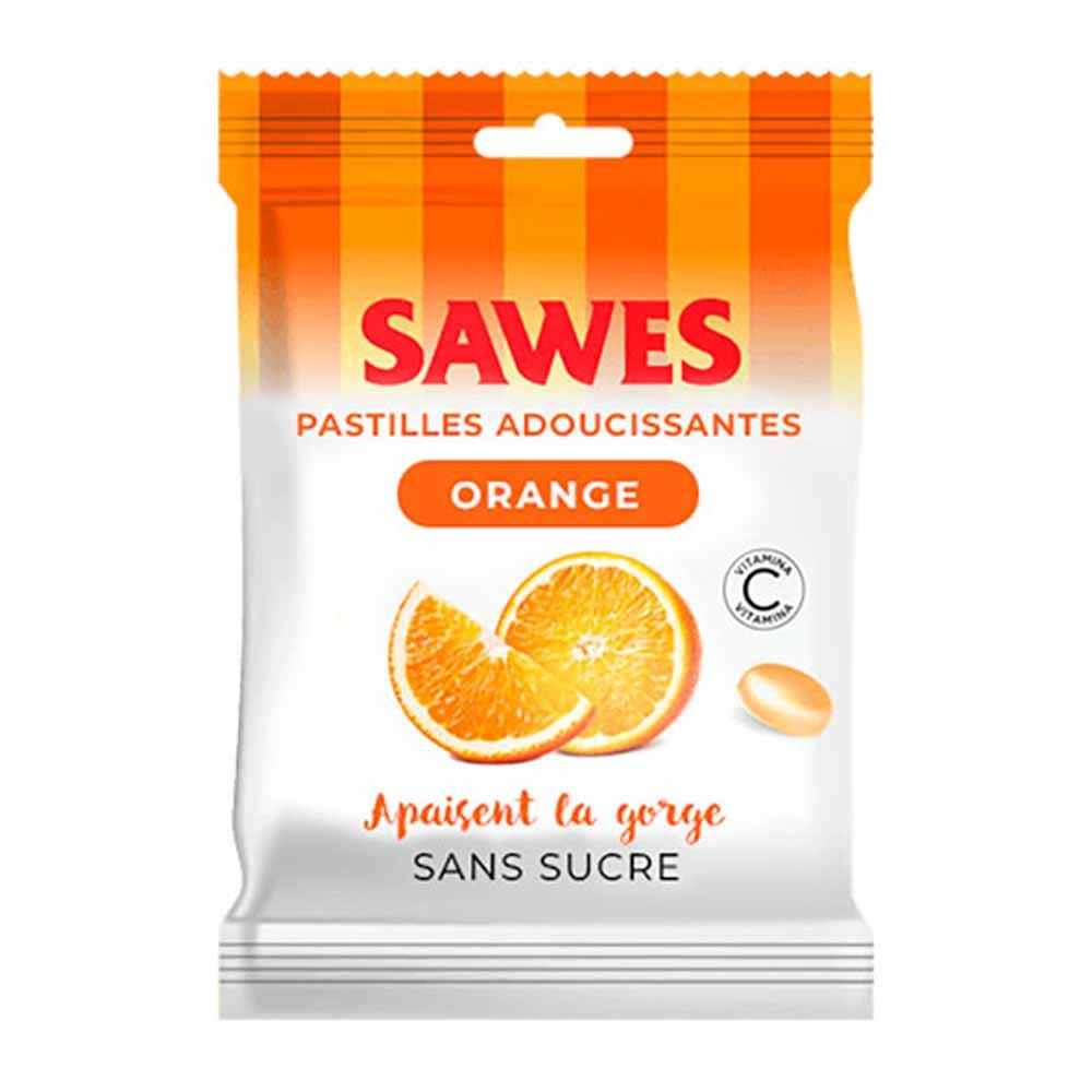 SAWES Vitamin C sugar-free orange sweets 50 g