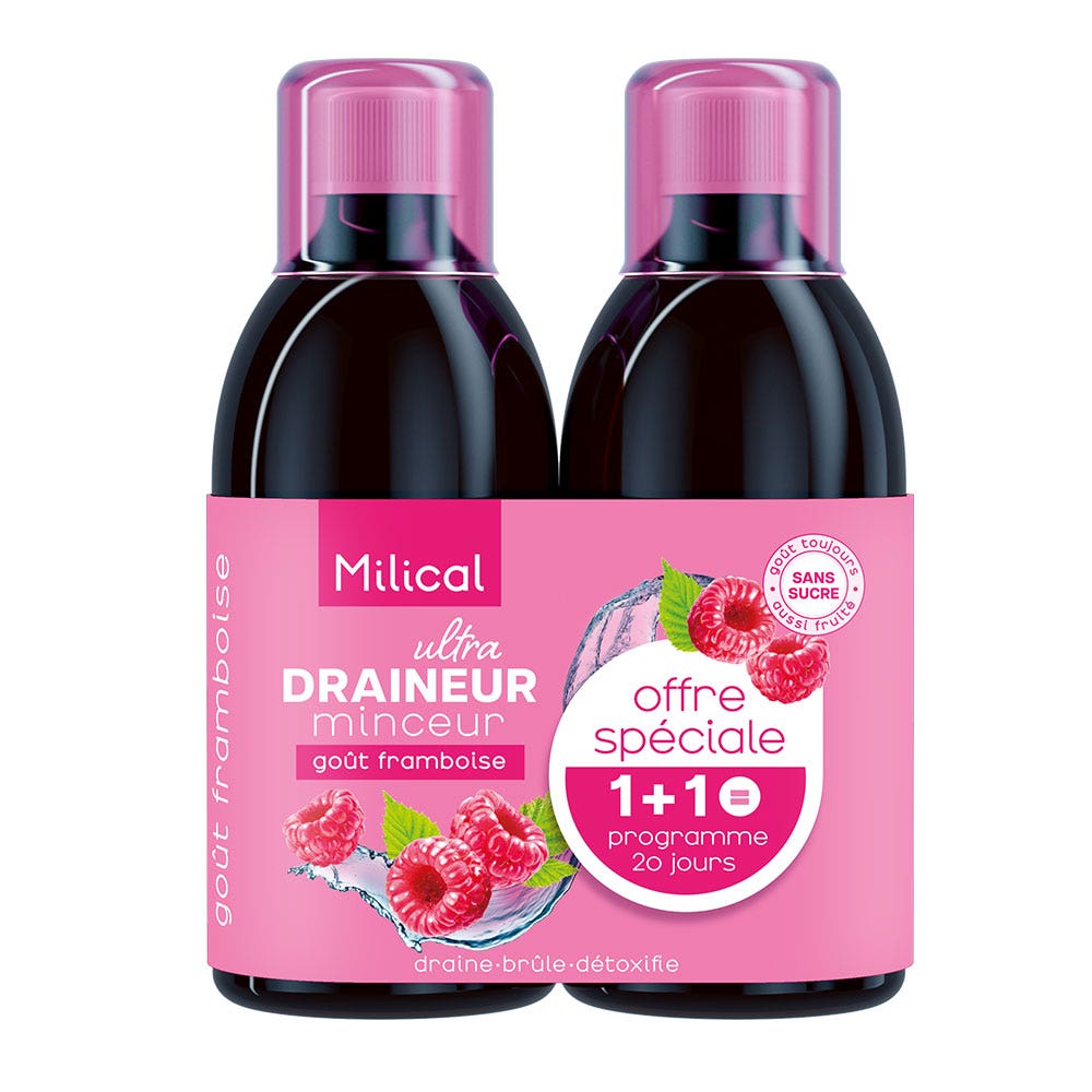 Milical Ultra slimming drainer 20 Day Programme 2 x 500 ml