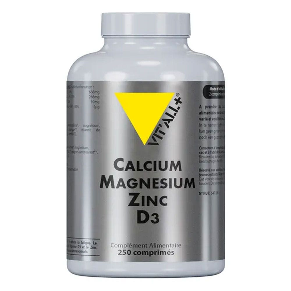 Vit'All+ Calcium Magnesium Zinc D3 250 tablets
