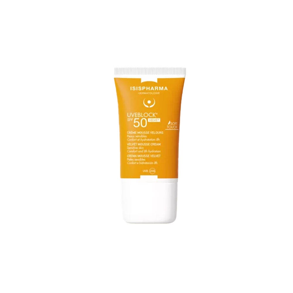 Isispharma Uveblock Velvet Mousse Cream SPF50 40 ml