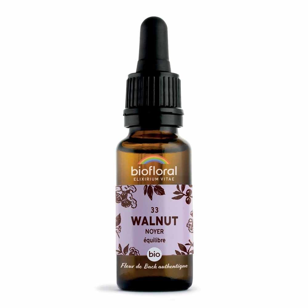 Biofloral Walnut Bach Flowers No. 33 Organic Demeter 20 ml