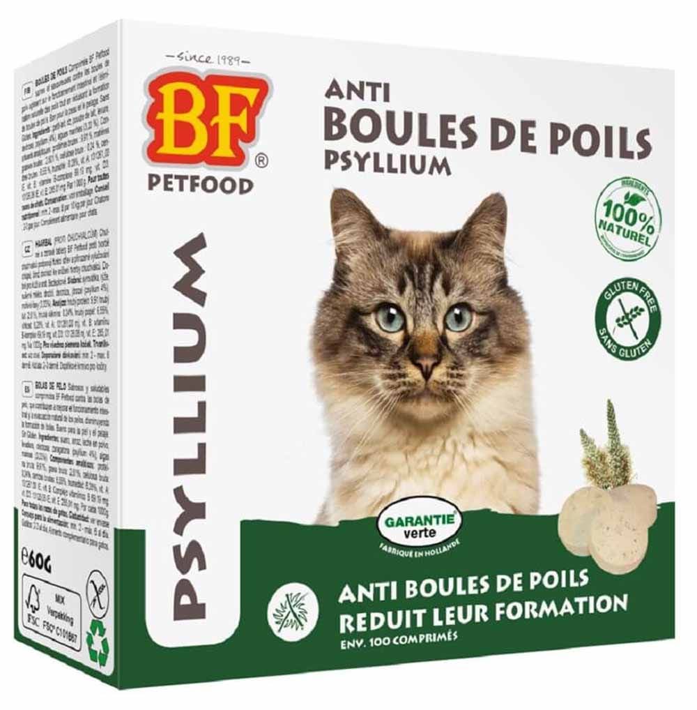 Biofood BF Petfood Hairball control for cats with psyllium 100 tablets