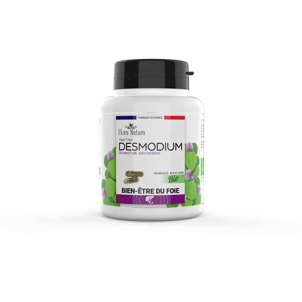 Flora Natura Desmodium liver wellness support 120 capsules