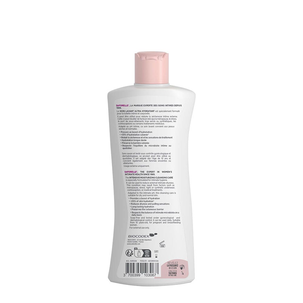 Saforelle Ultra hydrating cleansing care 250 ml - Easypara