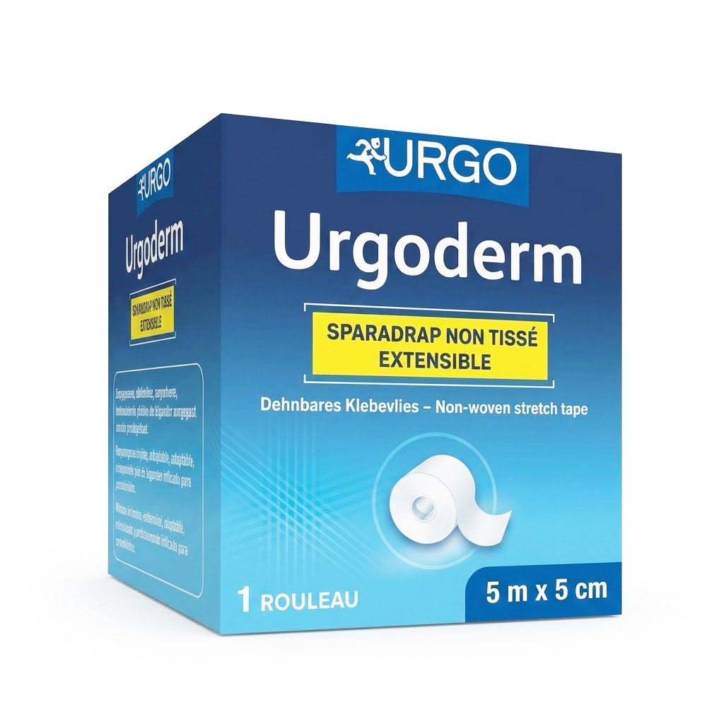 Urgo Non-woven stretch plaster 5m x 5cm Urgoderm x1 roll