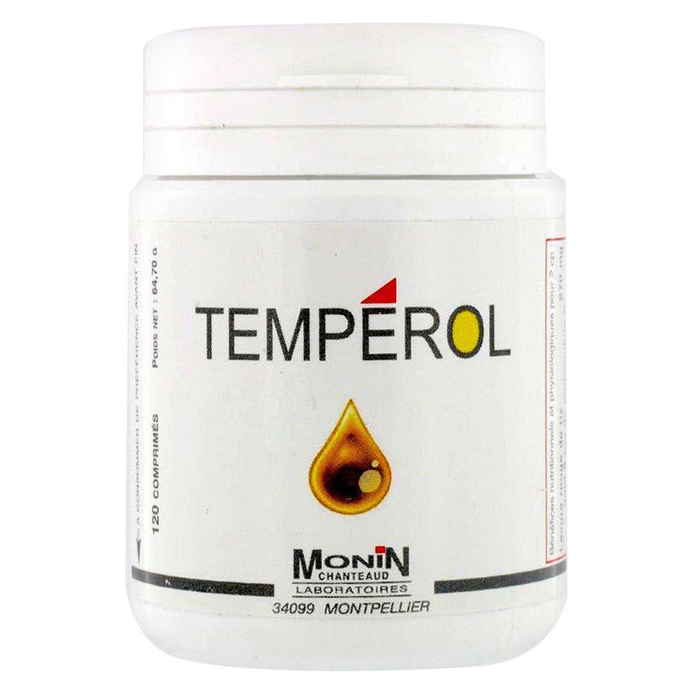 Monin Chanteaud Temperol 120 tablets