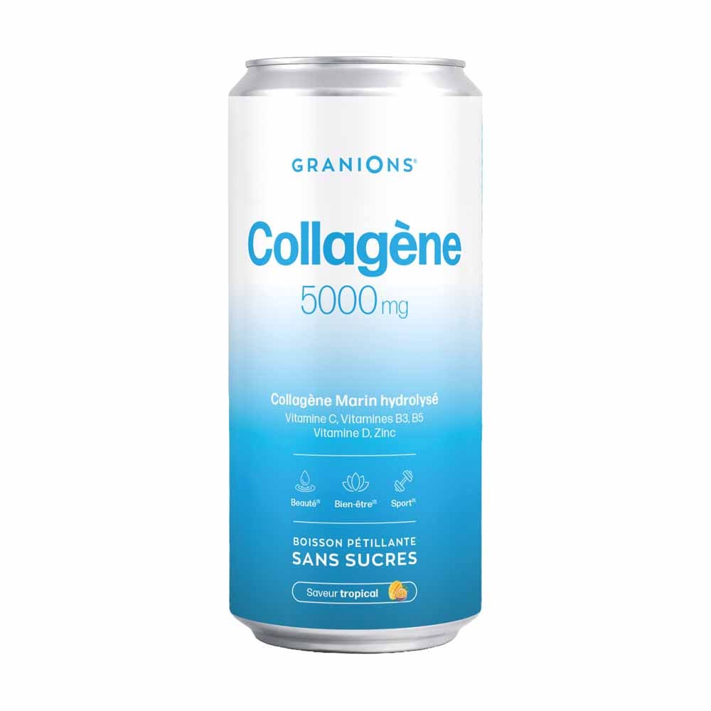 Granions Marine Collagen 5000 mg Sparkling Beauty Drink tropical flavour 330 ml