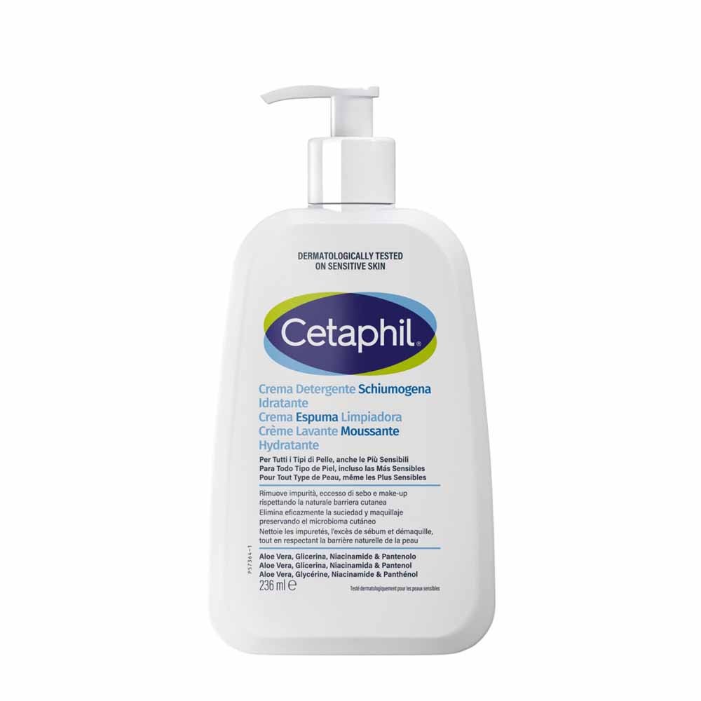 Cetaphil Crème Lavante Moussante Exfoliante 236ml