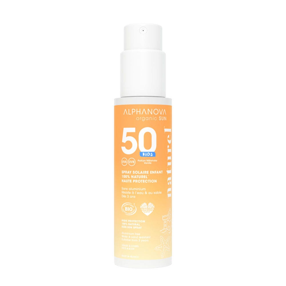 Alphanova Organic Sun Spray Solaire Enfants SPF50 125 ml