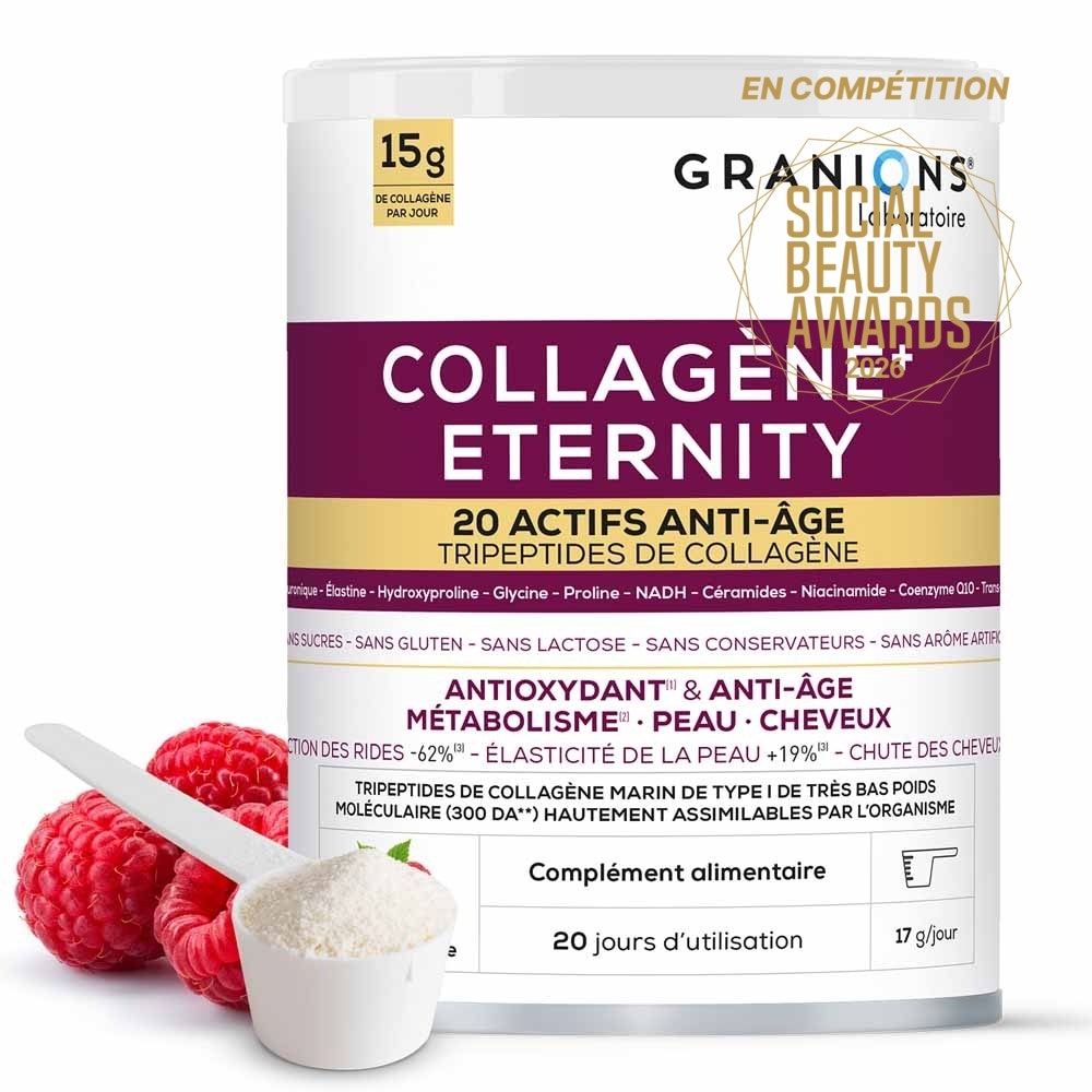 Granions Eternity Collagen raspberry flavour 343 g