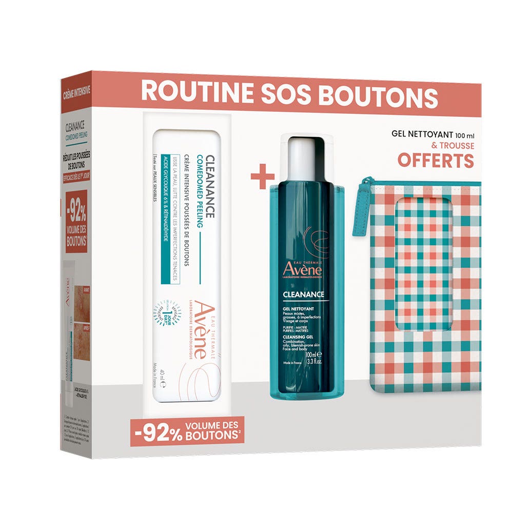 Avène Cleanance Blemish SOS Peeling Kit