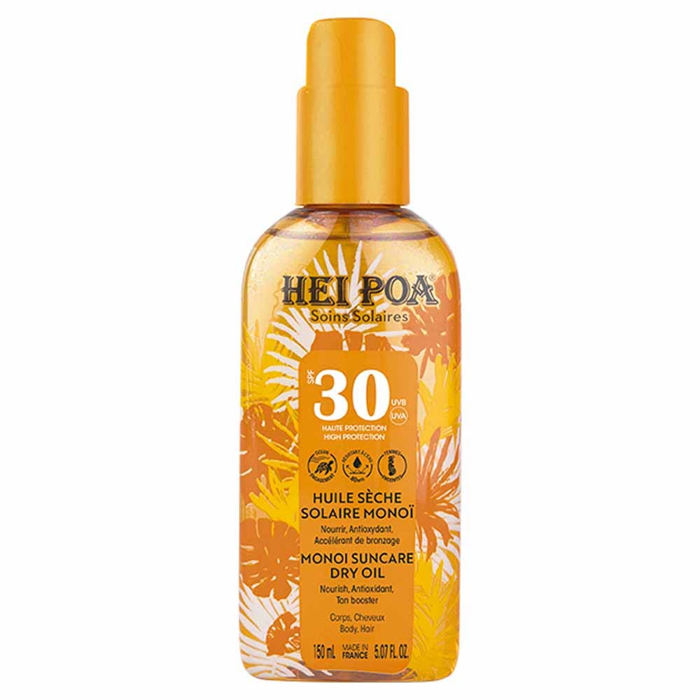 Hei Poa Sun Care Monoi Dry Oil SPF30 Tiaré 150ml