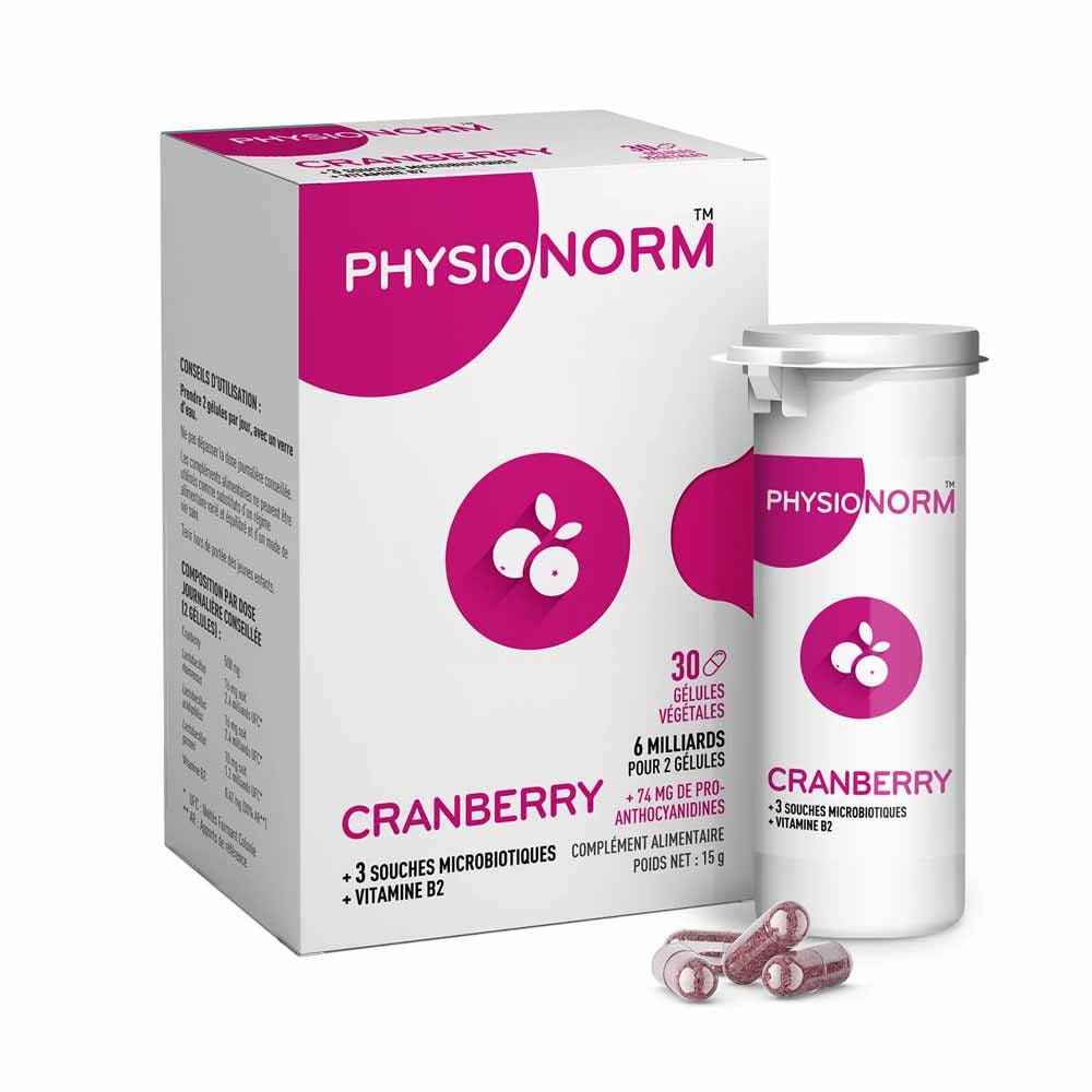 Laboratoire Immubio Physionorm Cranberry 30 capsules